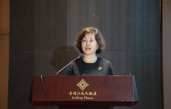 中华环保联合会副秘书长谢玉红在第四届环境司法论坛上致辞