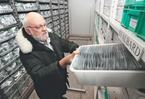 斯瓦尔巴全球种子库建于永冻土地区,常年维持零下18℃。